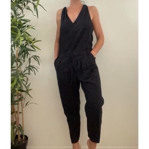 Zara Basic Black Jumpsuit